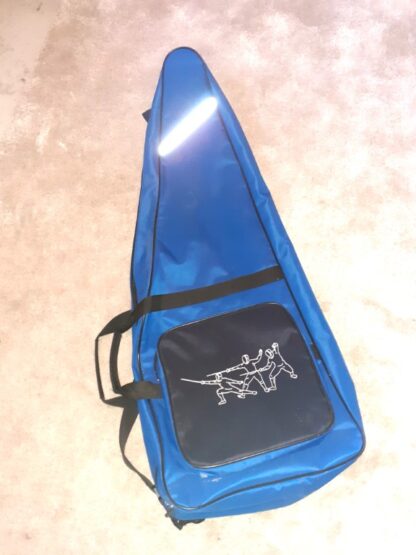 *gereserveerd*Schermtas met rugbanden blauw